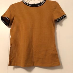 Mustard colored shirt